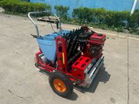 Planteuse d'ail à essence autopropulsée à 4 rangs, machine à semer l'ail manuelle pour la plantation d'ail sur les petites exploitations agricoles