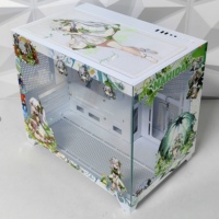 Genshin Impact Nahida Anime Etuis d'ordinateur personnalisés Full Side Tempered Glass Sea View Room ATX/M-ATX Computer Mid-Tower Case