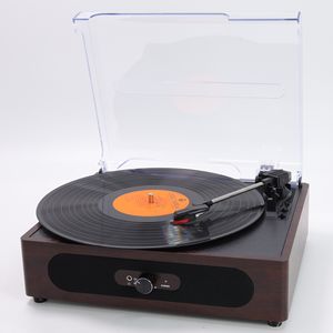 <span class=keywords><strong>Lecteur</strong></span> de disques vinyles en bois avec 2 haut-parleurs intégrés, <span class=keywords><strong>prix</strong></span> de gros OEM et ODM, prise en charge des petites commandes - Product Image 5