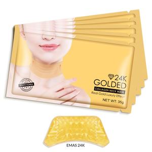 Masque de Soin pour le Cou en Collagène et Or 24 carats pour Femme, Fourniture d'Usine - Product Image 1