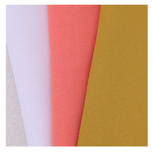 Nhà Sản Xuất Nguồn Cung Cấp 75D Cao Xoắn In Ngọc Trai Trọng Lượng Nhẹ Voan Vải Thời Trang Của Phụ Nữ Dresses Quần Quần Áo Màu Hồng - Product Image 5