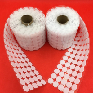 Cinta Adhesiva de Gancho y Bucle de Alta Calidad, Personalizada, Autoadhesiva, en Forma de Puntos, Círculos y Cuadrados - Product Image 1