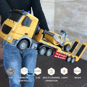 Camión de Control Remoto AiJH, Camión de Carga que Recibe Contenedores, Camión de Ingeniería y Construcción, Juguetes de Camiones RC - Product Image 4