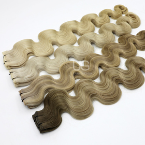 ספקי שיער רוסי רמי כפול משיכה, סיטונאי, שיער לא מעובד עם קוטיקולה מלאה, תוספות שיער גאוניות עם גלים טבעיים - Product Image 5