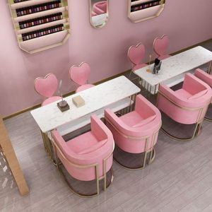 Mesas de Manicura de Mármol Profesionales de Alta Calidad, Muebles de Salón, Equipo de Escritorio y Silla para Manicura, para Spa o Estudio de Uñas - Product Image 4