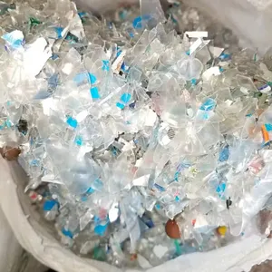 En yeni ürünler polietilen tereftalat PET granülleri geri dönüşümlü şişe için Pet Resin Pet Flakes