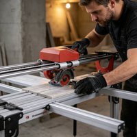 Machine de traitement de dalles de marbre FYZ-50-1200, 1200 mm, 50 mm d'épaisseur, outils et équipement de pose de carrelage, coupe-carreaux céramique 5800W