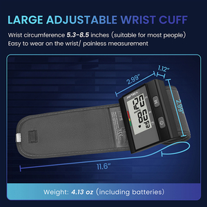Xách tay mini ISO CE được phê duyệt Điện Cổ Tay Huyết Áp Màn hình hộ gia đình máy kỹ thuật số <span class=keywords><strong>tensiometer</strong></span> - Product Image 3