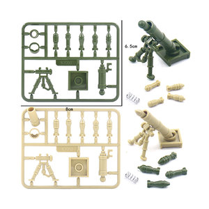 <span class=keywords><strong>Mortero</strong></span> de defensa aérea de alta calidad, piezas de equipo de la Segunda Guerra Mundial, accesorios de soldado, Kits de armas militares del Ejército, Juguetes de bloques de construcción - Product Image 5