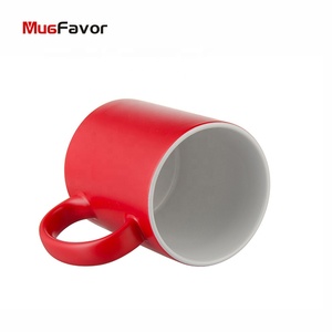 MugFavor Spazi Sublimazione Commercio All'ingrosso Tazze per Sublimare <span class=keywords><strong>Ceramica</strong></span> Cambiamento di Colore Tazze di Sublimazione Magia MBS11M-R - Product Image 3