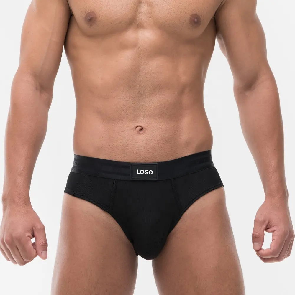 Premium Mens Underwear Ribbed boxer Brief man basic boxers under skin wear