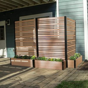 Jardinière <span class=keywords><strong>en</strong></span> <span class=keywords><strong>bois</strong></span> pour légumes, bac à plantes extérieur, <span class=keywords><strong>potager</strong></span> <span class=keywords><strong>surélevé</strong></span> pour jardin et patio - Product Image 1