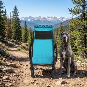 Remolque para Bicicleta KS-6201 para Perros Grandes, de Aluminio, con Suspensión Independiente, Ligero y Fácil de Plegar, el Compañero Perfecto para Actividades al Aire Libre - Product Image 2