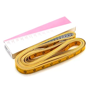 Sewing Machine Tools Measure Ruler Soft Tailor Meter Ruler 60 Inch 1.5M Yellow Measuring Tape 35202