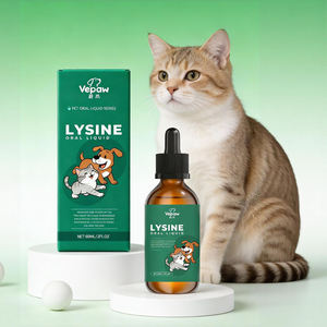 L-<span class=keywords><strong>Lysine</strong></span> liquide <span class=keywords><strong>en</strong></span> gouttes <span class=keywords><strong>pour</strong></span> animaux de compagnie, complément de <span class=keywords><strong>lysine</strong></span>, soulage les symptômes de ronflement et de larmes chez les chiens et les chats, soutien immunitaire - Product Image 2