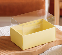 Boîte d'emballage transparente pour rouleau de gâteau de cuisson de dessert pour rouleau de serviette Macaron et pour rouleau suisse facile à couper en morceaux