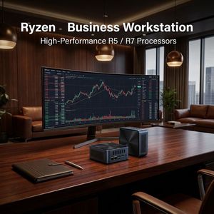 Mini PC Personalizable con CPU R7-8745HS de 8 Núcleos, 16 Hilos, Salida 2*HD 4K 60Hz, SSD M.2 2280, Alto Rendimiento para Negocios y Oficina, ZHR AMD - Product Image 6