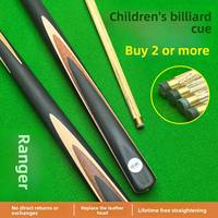 JINGDIAN Queue de billard monobloc en bois d'érable 17oz, pour débutants, pour billard et snooker, usage domestique et club