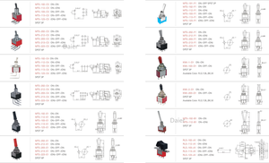 MTS-102 mini chuyển đổi chuyển đổi 6 mét 6A 125V đơn cực On-on với 3pin spdt và hàn thiết bị đầu cuối" - Product Image 6