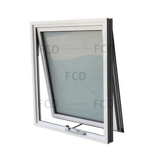 Fenêtres <span class=keywords><strong>en</strong></span> aluminium personnalisées de haute qualité avec moustiquaire optionnelle, fenêtre à auvent <span class=keywords><strong>en</strong></span> aluminium avec grilles <span class=keywords><strong>d</strong></span>écoratives - Product Image 4
