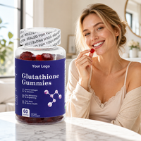 Gummies de L-Glutathion avec Collagène et Mélange Antioxydant Liposomal Saveur Fraise – Complément Alimentaire