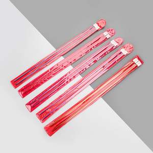 Suéter de lana de alúmina afgana de color, herramienta de tejer, conjunto de gancho alargado, ganchillo con gorra, venta al por mayor - Product Image 5