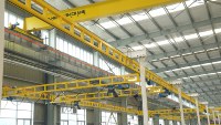 Système de grue KBK autonome et flexible, système de grue légère, conception modulaire légère, structure compacte, ligne de production d'usinage