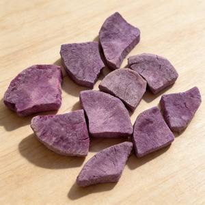 Fourniture en gros de tranches de <span class=keywords><strong>patate</strong></span> douce violette lyophilisées FD pour collation - Product Image 1