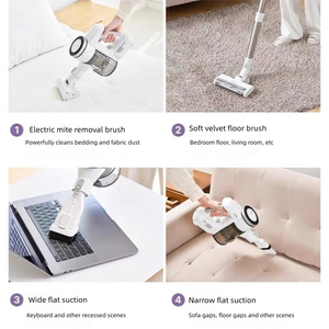 Aspirateur sans fil auto-vidant avec station de charge et brosse LED pour sols, idéal pour la maison - Product Image 6