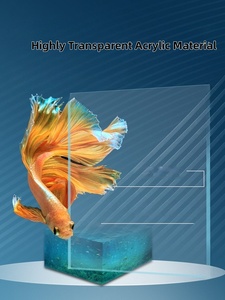 Vente en gros de nouveaux produits de vente chaude Réservoir de poissons en acrylique ultra clair Mini réservoir d'aquarium et accessoires Pompe à eau pour réservoirs de poissons silencieux - Product Image 2