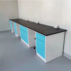 Meubles de laboratoire au meilleur prix, armoire murale en acier pour laboratoire, table avec évier pour laboratoire de physique, chimie et biologie, banc de laboratoire à prix avantageux - Product Image 2