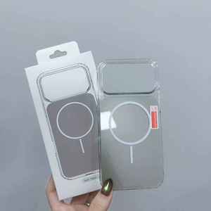 Custodia <span class=keywords><strong>Trasparente</strong></span> Magnetica per Ricarica Wireless per <span class=keywords><strong>iPhone</strong></span> 17 16 15 Pro Max 13 12 14 <span class=keywords><strong>11</strong></span> Plus, <span class=keywords><strong>Cover</strong></span> <span class=keywords><strong>Trasparente</strong></span> in TPU e PC - Product Image 2