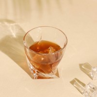 Эксклюзивные прозрачные рифленые стаканы для шотов из хрустального стекла, машинной формовки, 300 мл, в американском стиле, модный дизайн, для вечеринок