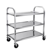 Carrito Utilitario de Acero Inoxidable, Dimensiones 1000x600x940mm, 1 Año de Garantía