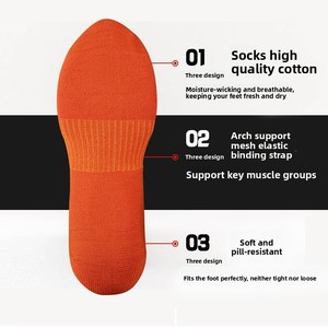 <span class=keywords><strong>Calcetines</strong></span> Deportivos de Media Pantorrilla para Mujer, Transpirables, de Algodón Peinado, Color Sólido, Anti-Rozaduras, Absorbentes de Sudor, para Correr - Product Image 2