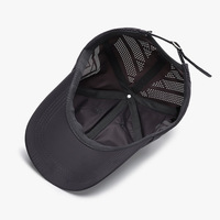 Gorra de Béisbol de 6 Paneles para Hombre, 100% Poliéster, de Secado Rápido, con Letras, para Verano, Versátil, Protección Solar, Transpirable, Informal