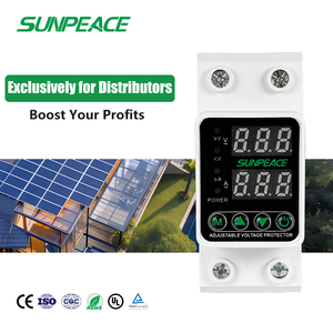 Dc AC <span class=keywords><strong>Din</strong></span> <span class=keywords><strong>Rail</strong></span> loại duy nhất giai đoạn tự động điều chỉnh 40A 80A 63A 220V avp trên dưới hiện tại không thể thiếu điện áp bảo vệ - Product Image 1