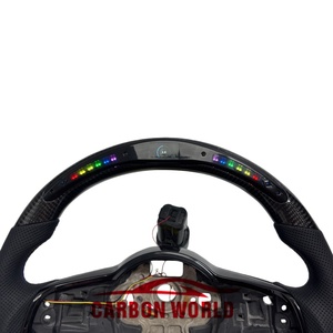 Volante Deportivo Personalizado Modificado con LED, Cuero y Fibra de Carbono para Volkswagen <span class=keywords><strong>Golf</strong></span> Upgrade 6 7 MK4 MK5 MK6 MK7 MK8 GTI <span class=keywords><strong>R</strong></span>-<span class=keywords><strong>Line</strong></span> - Product Image 5