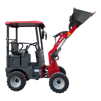 Kleiner Kompakter Elektrischer Hoflader Garten Frontlader Mini Radlader 600kg Schaufellader