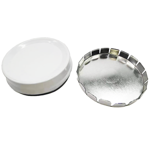 Lata de hojalata redonda personalizada al por mayor, caja de lata de caramelo de menta y chicle vacía con aliento pequeño, haga clic en - Product Image 6