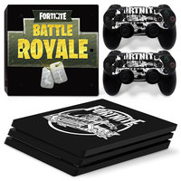 Autocollant de protection intégrale multicolore pour console de jeu PS4 Pro, autocollants en vinyle pour console PS4 Pro et 2 manettes