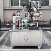 En stock machine de remplissage et d'emballage automatique pour petite tasse à sauce chili sucrée machine de remplissage et de scellage de tasse à sauce mayonnaise