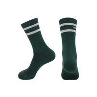 Chaussettes unisexes respirantes pour le tennis et le vélo, en coton tricoté avec logo personnalisé, pour la course à pied et le cyclisme, vente en gros