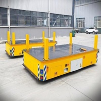 Véhicule omnidirectionnel sans rails à volant, 360 °   Chariot électrique rotatif in situ avec système de sécurité anti-collision