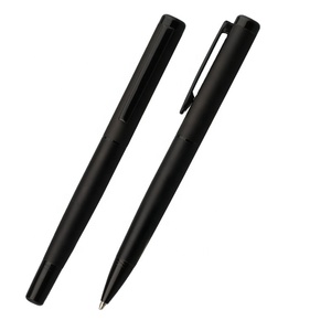 Bolígrafos de Lujo, Bolígrafo Rollerball, Regalo Empresarial, Logotipo Personalizado, Bolígrafo Azul Marino y Oro Rosa - Product Image 3