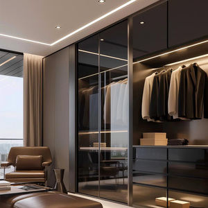 Customizable Modern Bedroom <strong>Wardrobe</strong> <strong>with</strong> <strong>Drawers</strong> <strong>and</strong> <strong>Shelves</strong> Durable Freestanding Storage Cabinet - Product Image 2