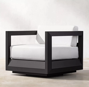 Vente à Chaud Ensemble de Canapé en Alliage d'Aluminium au Design Moderne pour Extérieur Luxe et Confortable pour Hôtels, Villas, Jardin, Patios, Cours - Product Image 2