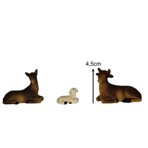 Ensemble de figurines de la Nativité persane ZICOM Eilat en polyrésine, figurines et jouets de Noël, environ. Modèle 99999-44101100301, 8 cm, 11 pièces - Product Image 4