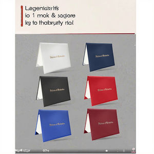 Carpeta de Presentación de PU con Impresión Personalizada para Certificado de Graduación de Estudiantes Destacados, Marca NEXXGEN - Product Image 3