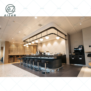 Comptoir de bar moderne de meubles de restaurant de qualité supérieure pour le salon d'hôtel de restaurant de musique de café de café - Product Image 5